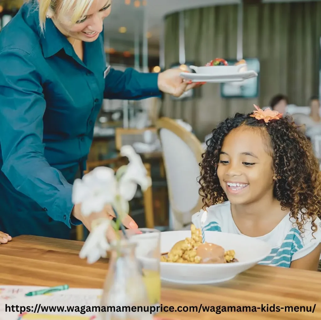 wagamama kids menu prices UK